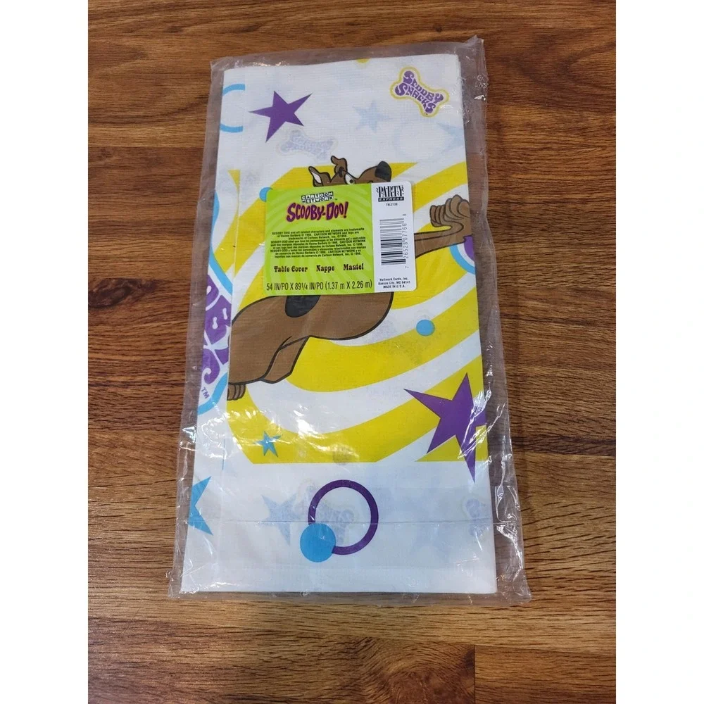 Vintage 1998 Scooby Doo Rectangle Tablecloth‎